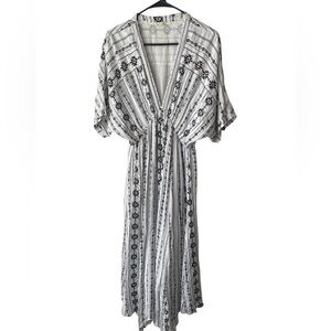 petite fit and flare dress with sleeves Angelina Maxi Dress main image 0